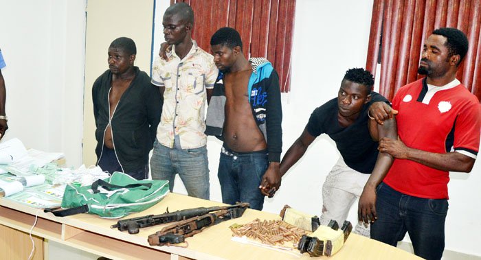 5 suspect that snatched election materials