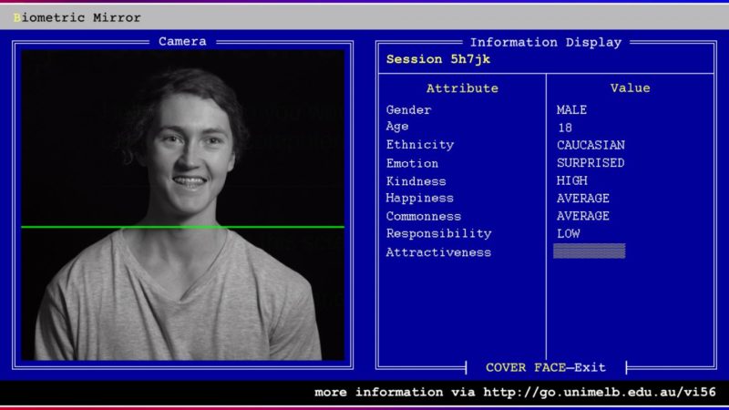 Researchers develop biometric mirror to analyse personality traits