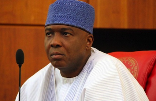 BREAKING: Saraki sneaks into National Assembly, leads defection