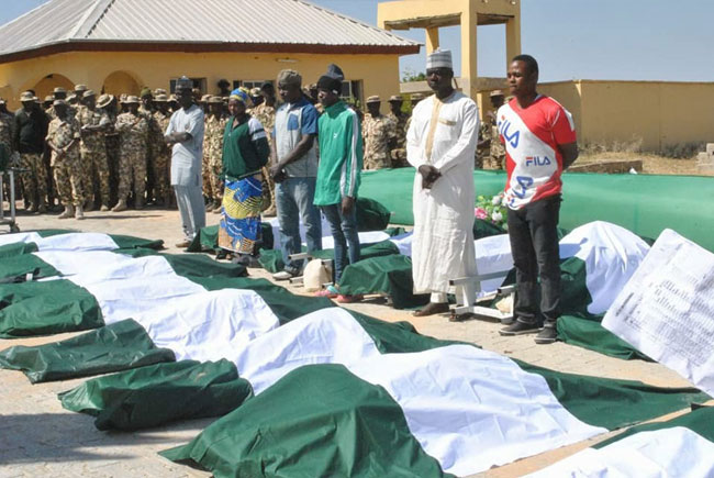 Army buries Metele Fallen Soldiers