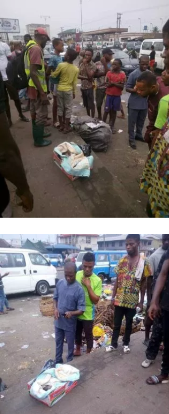 Shocking Baby abandoned at a Park in Rivers State